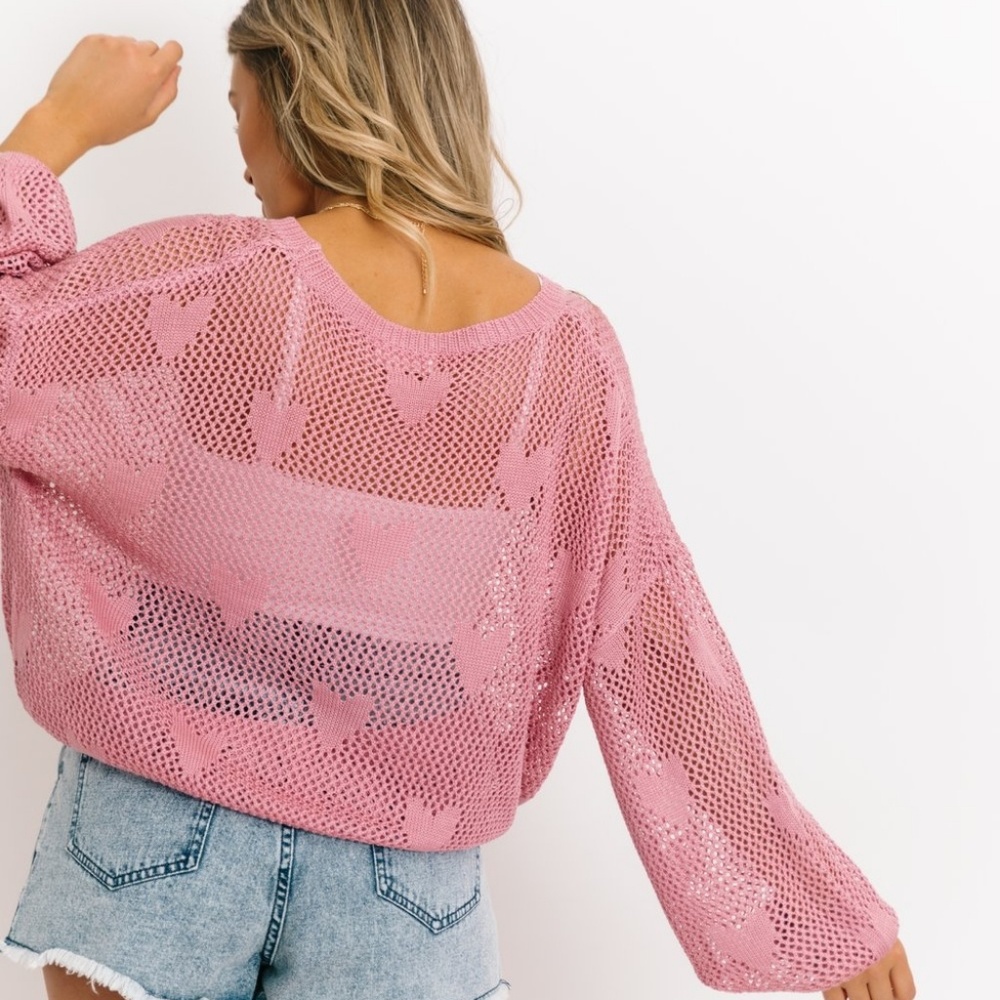 NWOT Luca + Grae Leap of Faith Mauve Sweater